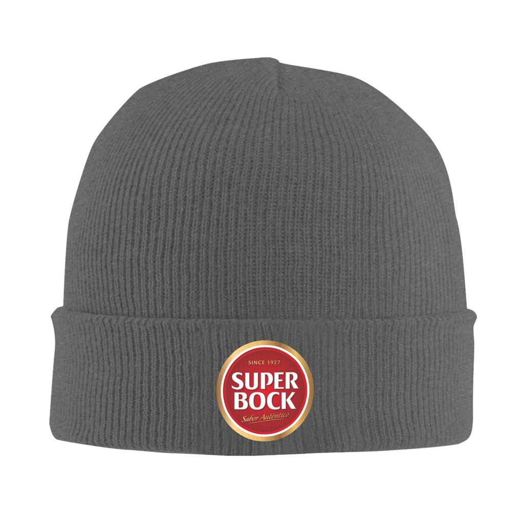 Super bock С 1927 года Теплая вязаная шапка Зимняя вязаная шапка-бини Шапка-бини Шапки в стиле хип-хоп для унисекс