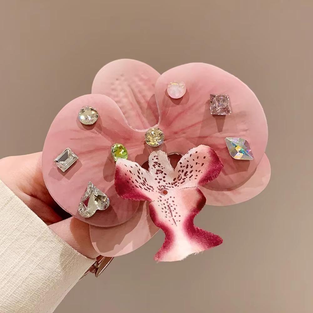 Цветок орхидеи Гавайские заколки для волос Романтичные заколки для волос BB Новые заколки для волос для девочек