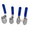 High-Pressure 304 Stainless Steel Ball Valve, Female Threaded, 1/2'' & 3/4'', Two-Piece Water Pipe Switch