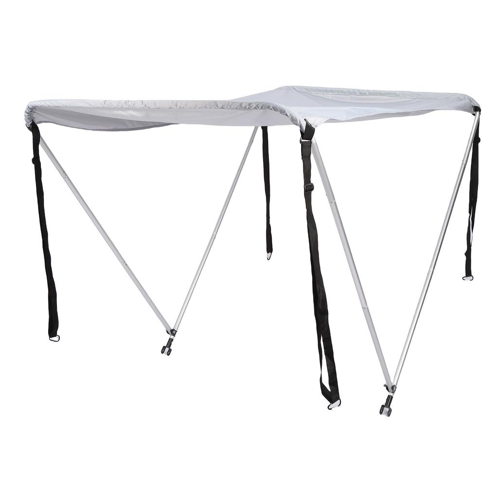 Boat Top Replacement Cover Aluminum Alloy Frame Waterproofing Oxford Cloth Sun Shelter Awning Cover for Canoes Kayaks
