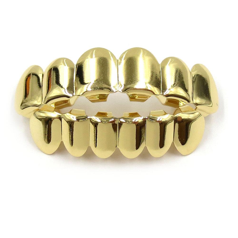 HIPHOP Персонализированные Позолоченные Зубные Решетки Grillz Украшение для Хэллоуинской Вечеринки