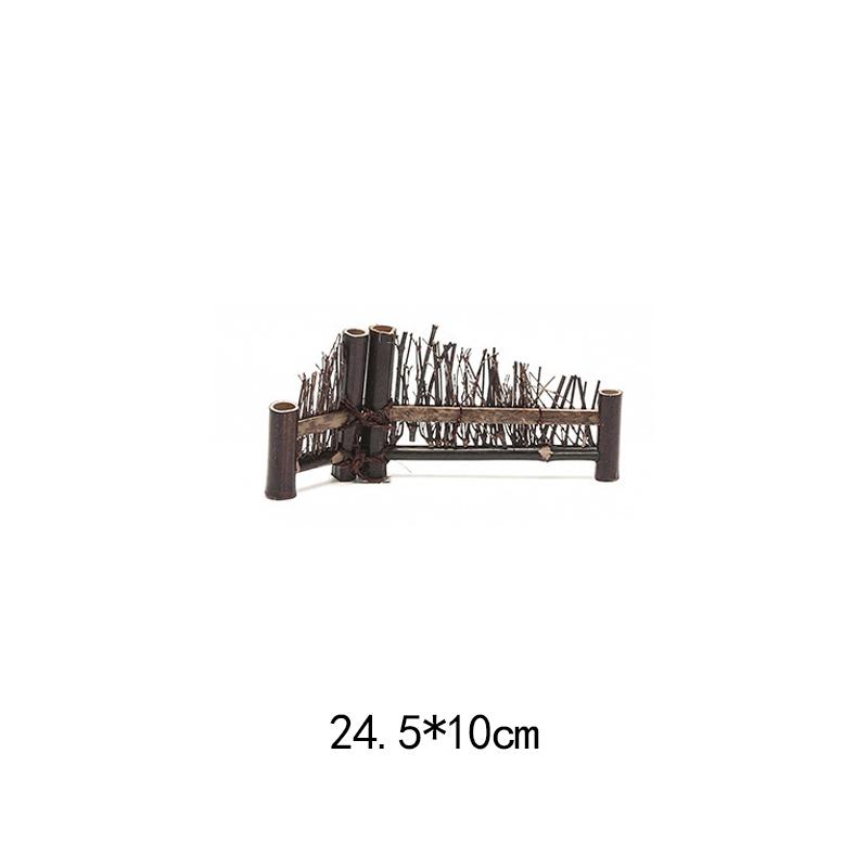 Винтажная бамбуковая тарелка для суши, бамбуковая тарелка-ограда, японская корейская кухня, сашими, суши-лодки, креативная сервировочная тарелка