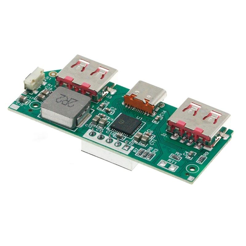 2 шт. Модуль быстрой зарядки литиевой батареи 5 В 3 А с цифровым дисплеем IP5356 TYPE C USB Материнские платы для мобильного питания