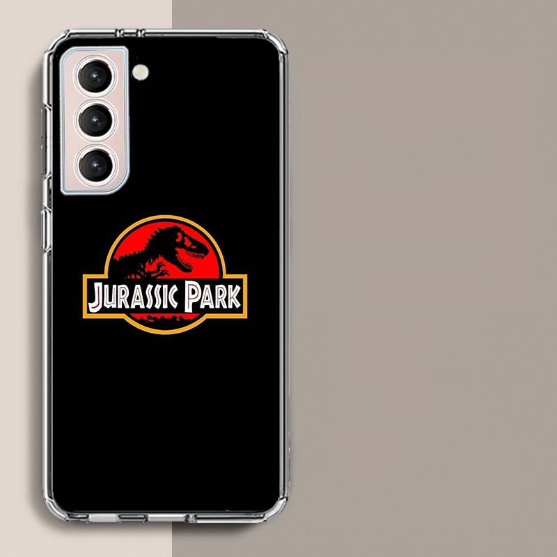 Jurassic World Phone Case For Samsung Galaxy S25 Edge S24 S23 FE S21 S20 S10 Plus S22 S26 Ultra Cover Clear Cases TPU Capa Shell