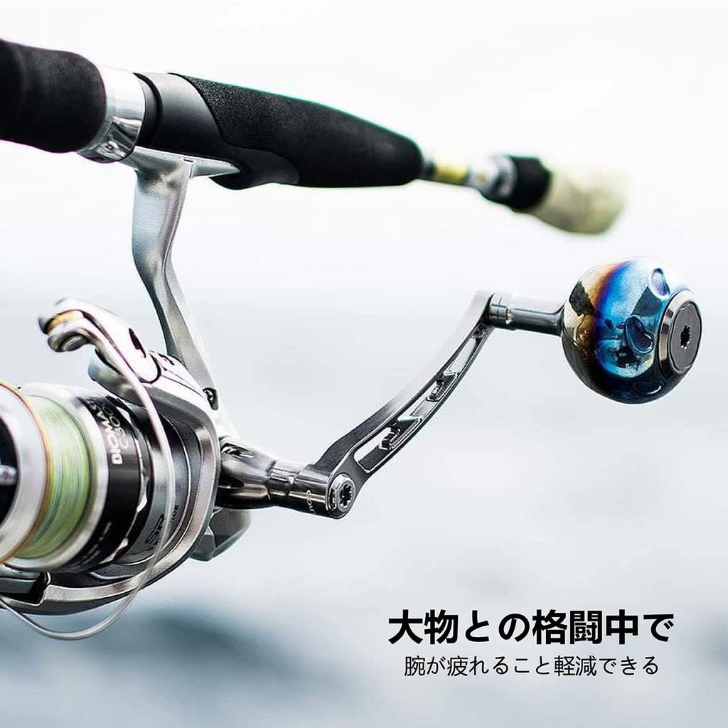 Ручка катушки Gomexus T35 титановая Daiwa Type S Shimano Type A Twin Power Regalis Vanquish сменная ручка 35 мм совместима со спиннингом