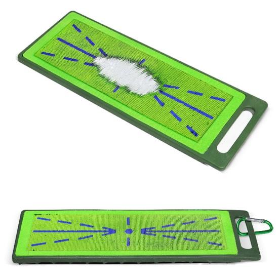 Коврик для гольфа с искусственным покрытием, переносная противоскользящая ударная накладка с карабином