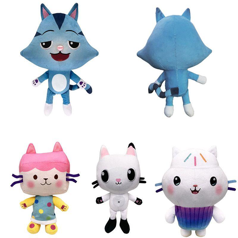 Плюшевый мультяшный кот из Кукольного домика Габби, мягкая игрушка, кукла, детские рождественские подарки