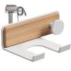 Wall Mount Bathroom Shelf No Drilling Hair Dryer Organizer  Most Hair Dryers