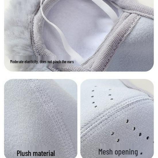 Утепленная флисовая маска для лица: Морозостойкий, Защита от запотевания, Ветрозащитный для езды на велосипеде на открытом воздухе