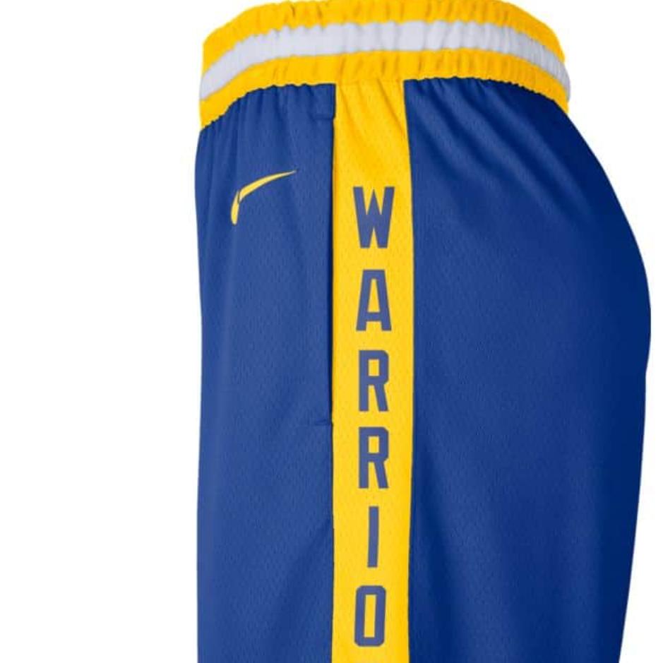 Nike Golden State Warriors Breathable Sports Shorts Men Bottoms Blue CN1026-495