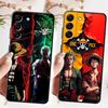 Чехол для телефона Samsung Galaxy A73 A51 A52 A36 A32 A26 A72 A25 A71 A53 A35 A22 A23 A55 A41 A24 One Piece Мода Луффи Зоро