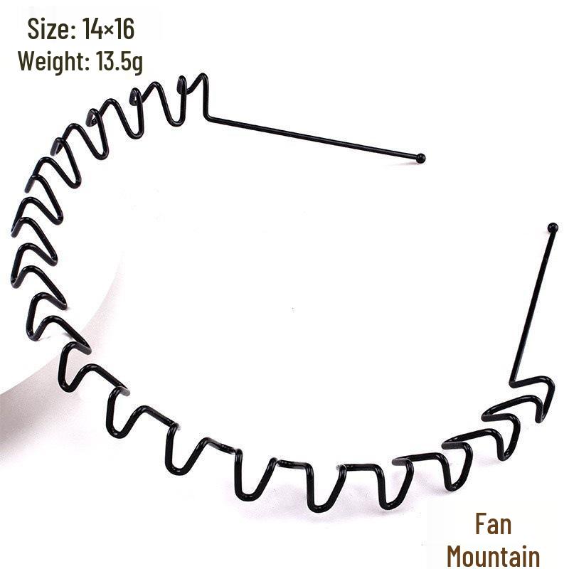 Универсальная стальная проволочная повязка на голову для мужчин и женщин: Трендовый, Невидимый и Идеальный для Спорта, Зачесанные Назад Волосы или Укладки Выбивающихся Волос.