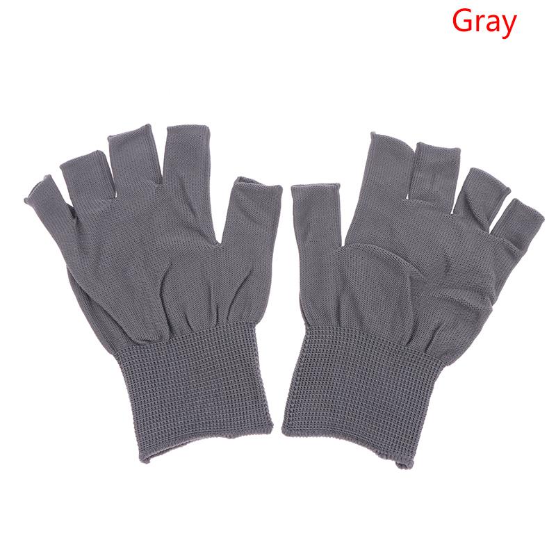 2 шт. Защитные перчатки от УФ-лучей, перчатки для ногтей, светодиодная лампа для ногтей, защита от УФ-излучения, перчатки для маникюра и дизайна ногтей