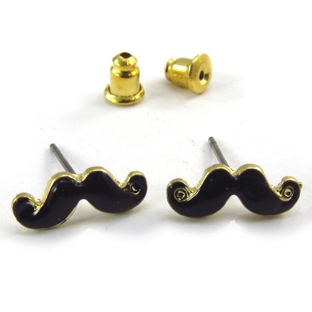 Les Trésors De Lily [K0958] — Черные дизайнерские локоны «усы»