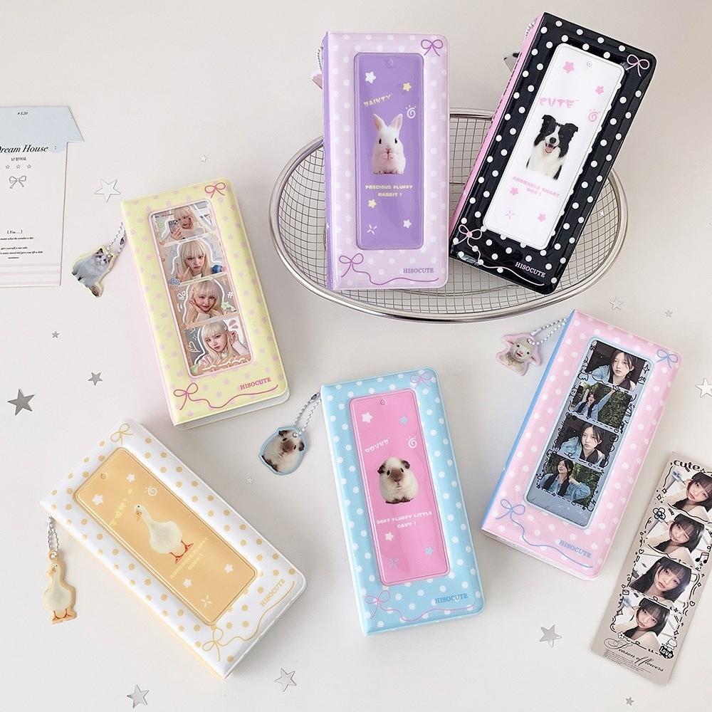 4 Grids Card Album Hollow Photocards Holder New Kpop Photo Card Cover