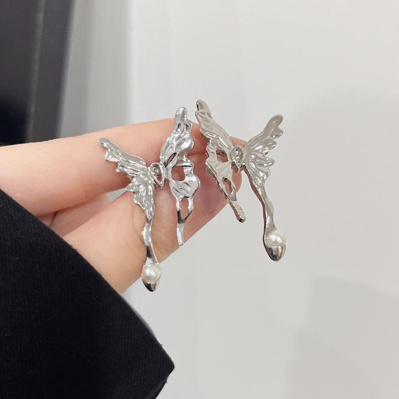 Модные серьги-бабочки Y2k для женщин. Изысканные ювелирные изделия в виде бабочек. Элегантные серьги для свадебной вечеринки. Роскошные ювелирные аксессуары. Подарок на день рождения.