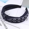 Women Fashion Elegant Cloth Knotting Fashion Leaves Wide Hairband Headband Hair Accessories