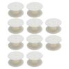 10 Pcs Speaker Inductor Coil Frame Plastic Round Bobbin Speaker Crossover Wire Coil Empty Spools