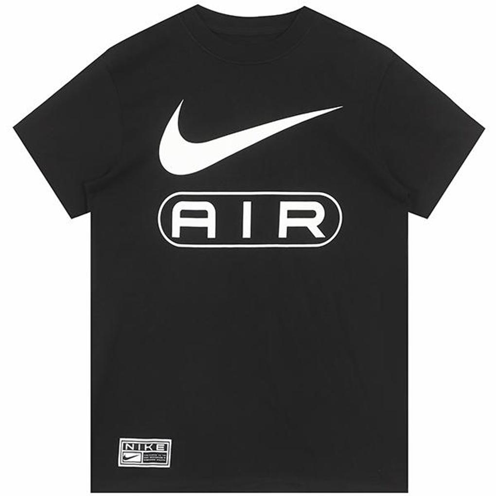 Nike Футболка с круглым вырезом и логотипом Alphabet, повседневная, женская, черная FV8003-010