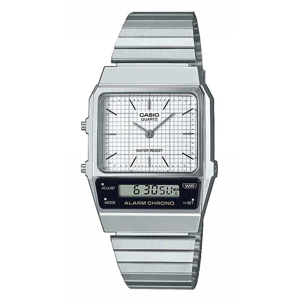 Casio Uni Wristwatch AQ-800E-7AEF Steel Silver 32mm Men's Silver