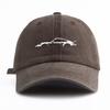 1pc 911 Print Washed Baseball Cap for Adults  Minimalist Retro Style Casual Soft Adjustable Dad Hat Perfect As Gift