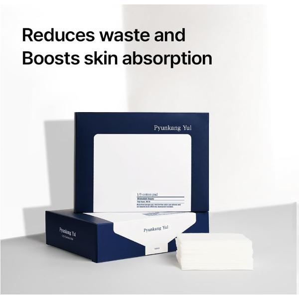 Pyunkang Yul 1/3 Cotton Pad 160EA (Pulp-Rayon) 46g