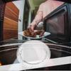 Universal Microwave Turntable Glass Plate With Holder, 245mm/24.5cm/9.65in