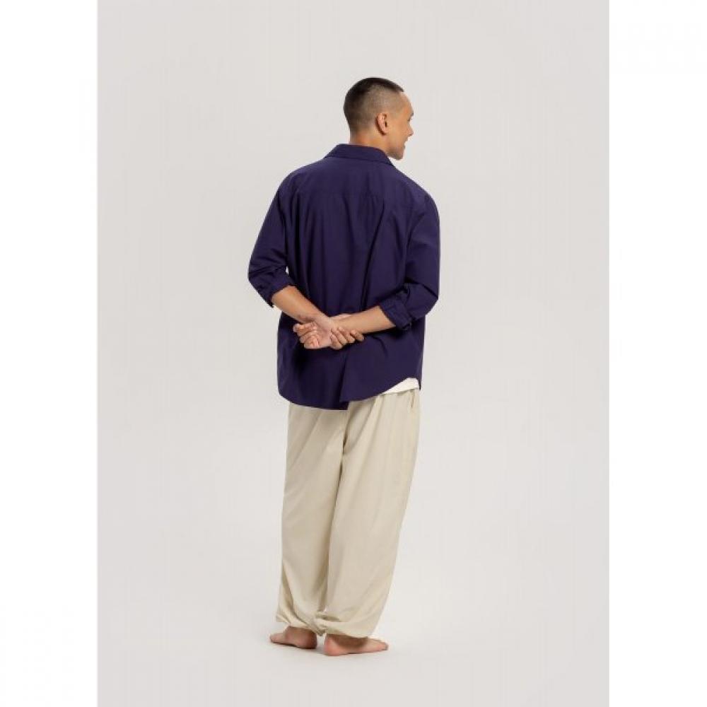 Budhi Mudra Diagonal Jogger Pants Bone White B61003apl44 V08