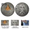 1/2/3/5/10Pcs Challenge Coin Carved Pattern Retro Silver Coin Unique Office Desk Accessory Commemorative Gift