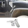 Хромированная крышка боковой петли капота из алюминиевого сплава для Hummer H2 2003 2004 2005 2006 2007 2008 2009 Замена аксессуаров