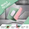 Front and Back Color Matching Leather Mouse Pad Writing Mat Laptop Table Mat New Mice Mat  Home
