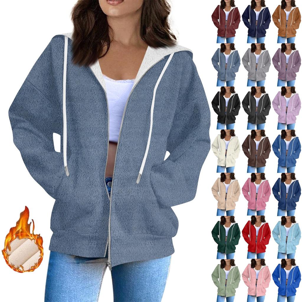 Women's Sweatshirt Sports Flannel Sweatshirt Long Sleeve Top Casual Hoodies Sweatshirt