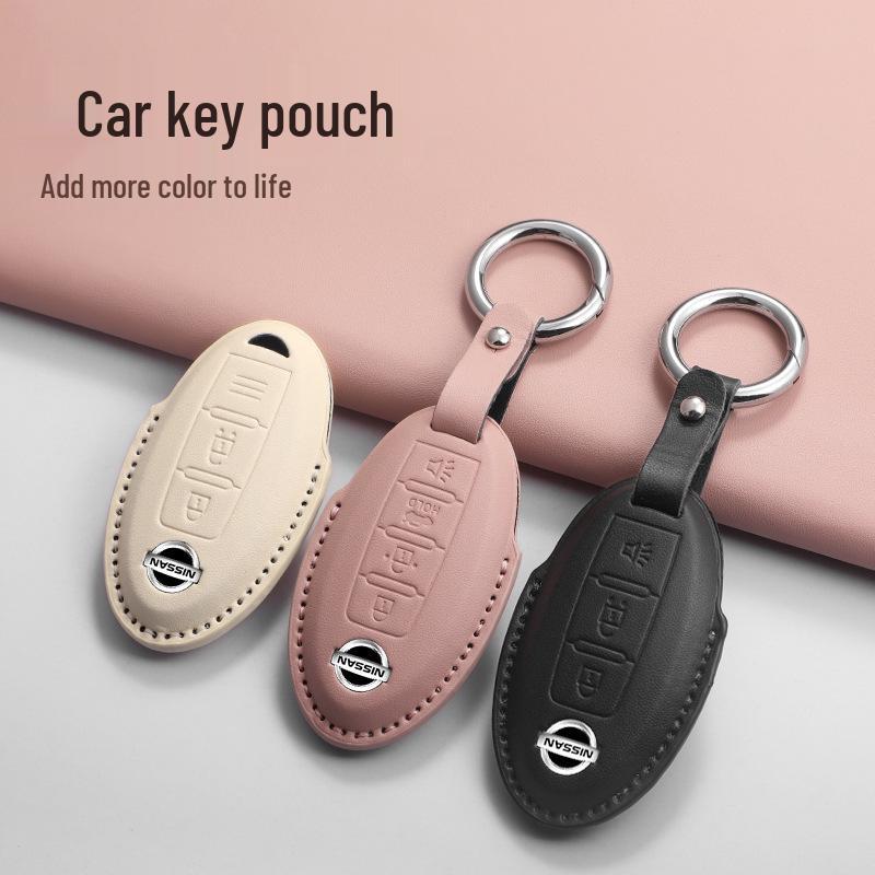 Совместимый чехол для ключа Nissan для Sylphy, Qashqai, Teana, X-Trail, Tiida, Murano, Kicks (14-е поколение)