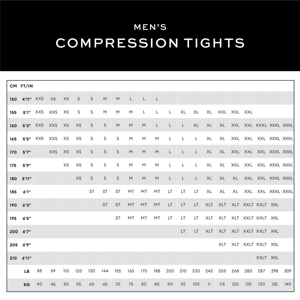 2XU MCS Беговые компрессионные спортивные длинные компрессионные поддерживающие тайтсы и Номер продукта MA5305B Тайтсы, Мужские, Всесезонные тайтсы, Черные, Нижнее белье, Тайтсы,