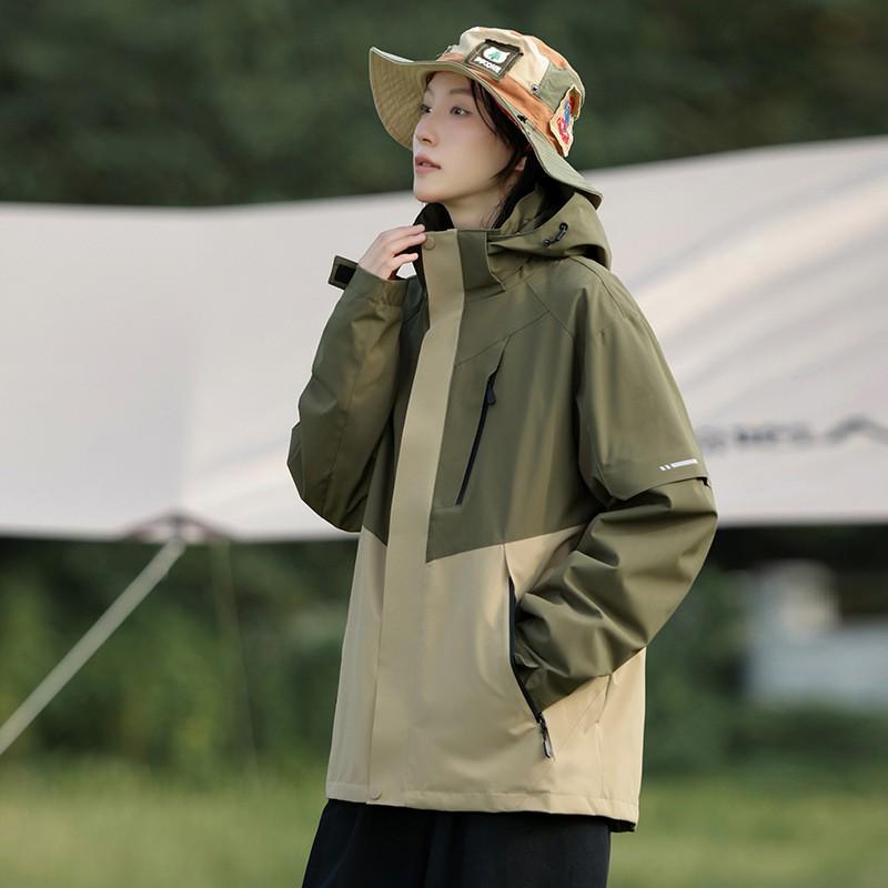 Unisex Lightweight Windproof Waterproof Hooded Jacket Outdoor Activities Hiking Camping Cycling