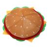 Hamburger Shape Funny Halloween Hat Personality Carnival Party Easter Christmas Unisex Casual Beanie Hat Adult Cap