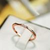 925 Silver Minimalist Women's Wedding Ring Simple and Fashionable Women's Party Jewelry
