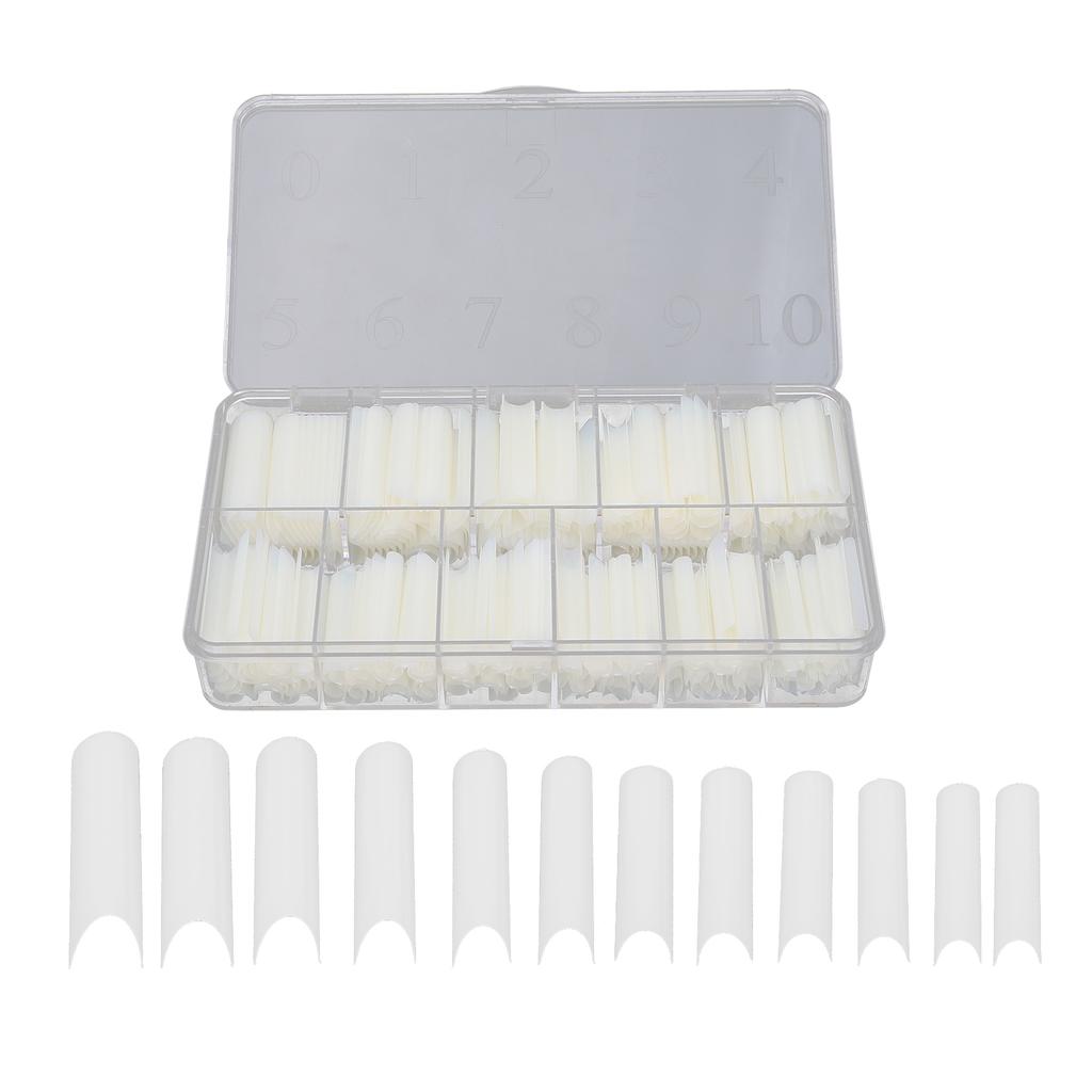360 шт. Очень длинные типсы для наращивания ногтей U-образной формы Искусственные типсы с коробкой для маникюрного салона DIY маникюра