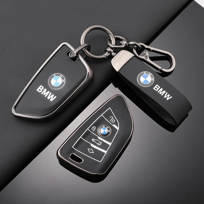 2025 для BMW 1 2 3 5 7 Серии X1 F48 X3 G20 X4 X5 G05 X6 F16 M40i M440i G02 G31 G23 F34 F15 F40 IX3 TPU Кожаный Чехол Ключ от Машины