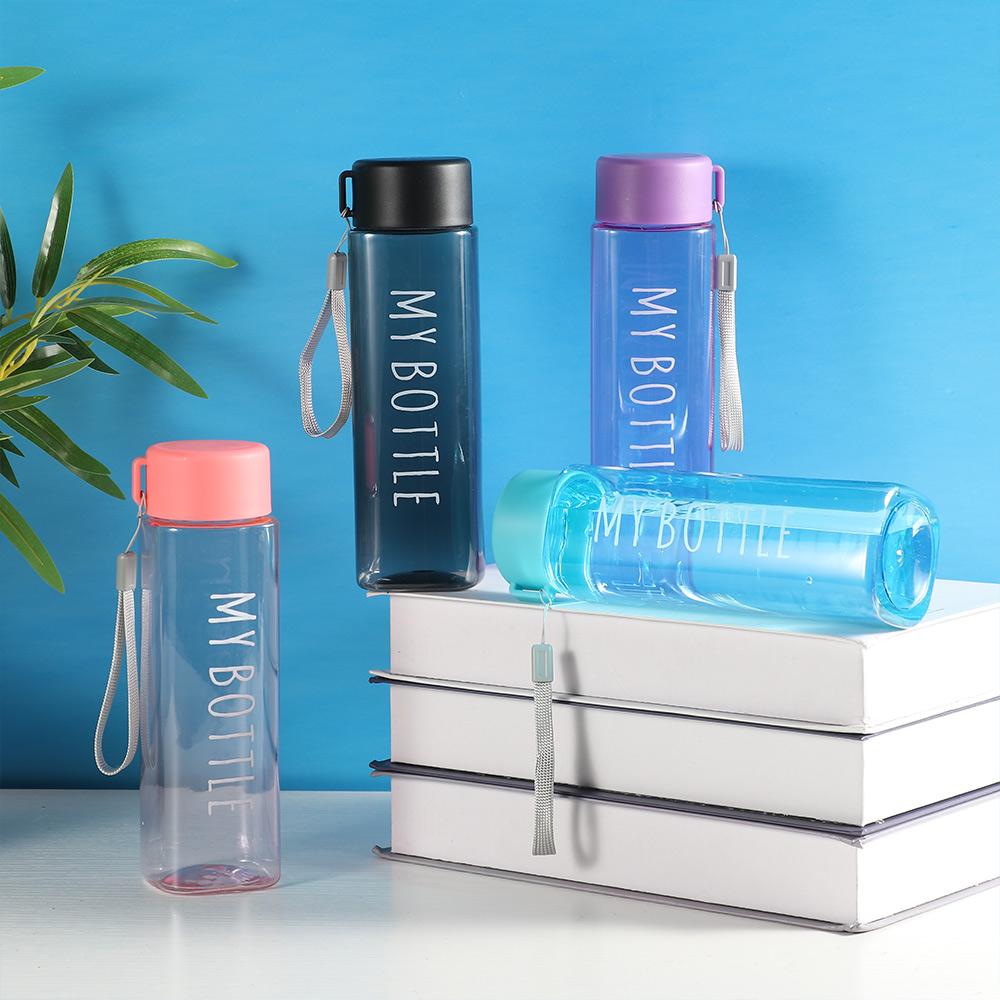 500ml Outdoor Plastic Portable Drinking Bottle Coffee Juice Cup Water Bottle Sports Water Cup