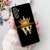 Чехол для Samsung Galaxy S24 FE S24 Plus Новый Чехол с Буквами Короны Мягкий Тонкий Чехол для Телефона Для Samsung S24 Ultra S 24 S24+ S24FE Корпус