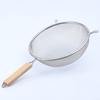 Stainless Steel Mesh Strainer with Wooden Handle Fine Mesh Filter Spoon Wire Sieve