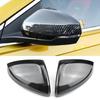 Carbon Fiber For VW Polo Mk6 AW GTI 2018- Car Side Rear View Rearview Mirror Cover