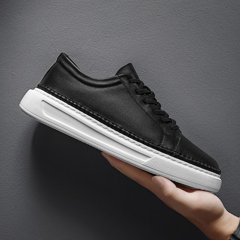 Модная итальянская марка Натуральная кожа Повседневная обувь Роскошные Классические Мужские Повседневная кожаная обувь Оксфорды Для улицы Удобные Противоскользящие Кроссовки для бега