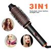 LCD Display Thermal Brush Ceramic Volumizing Brush  Straight and Curly Hair