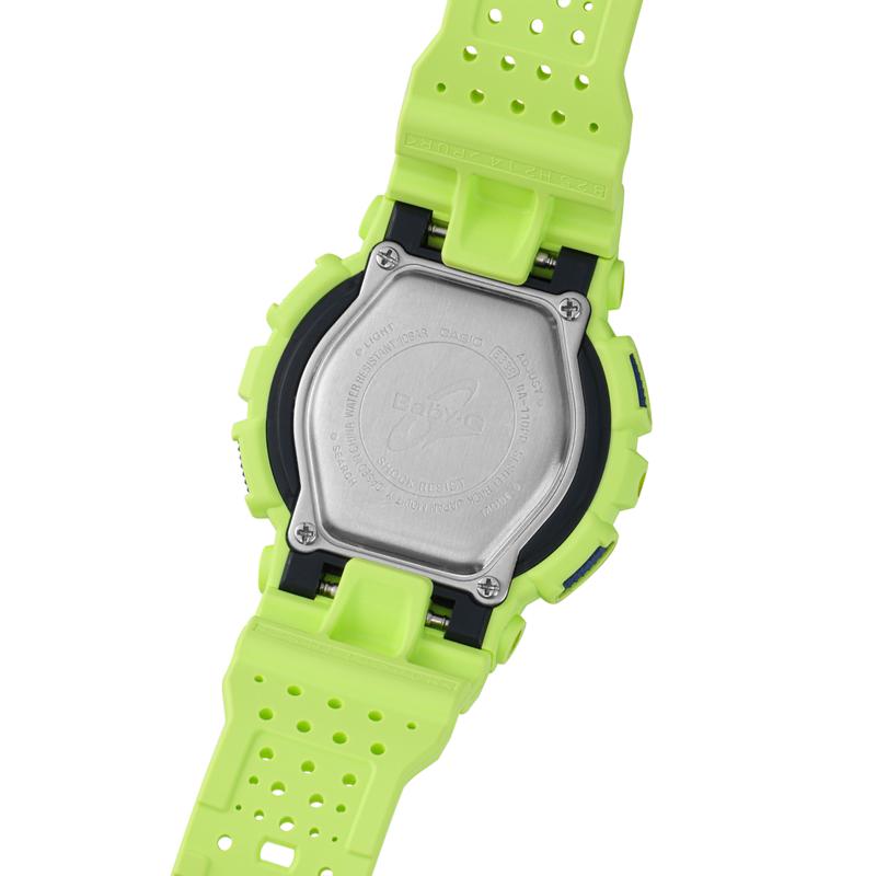 Casio BABY-G Серия тематических часов Модный Контрастный цвет Энергия Уличный Классика Стрелочный Двойной дисплей Спортивные Водонепроницаемый Кварцевый механизм Ремешок из смолы BA-110PP-3A