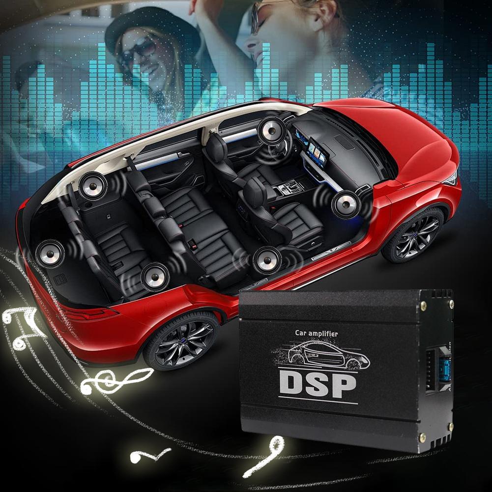 Автомобильный DSP Цифровой Аудио Процессор 4-канальный Цифровой Звуковой Процессор Автомобильный DSP Усилитель для Улучшения Автозвука
