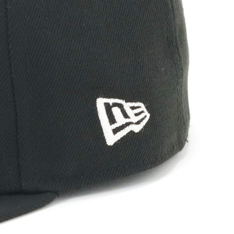 [New Era] cap basic Plain color black 7 1/2 506 BASIC BLK/WHT 25J
