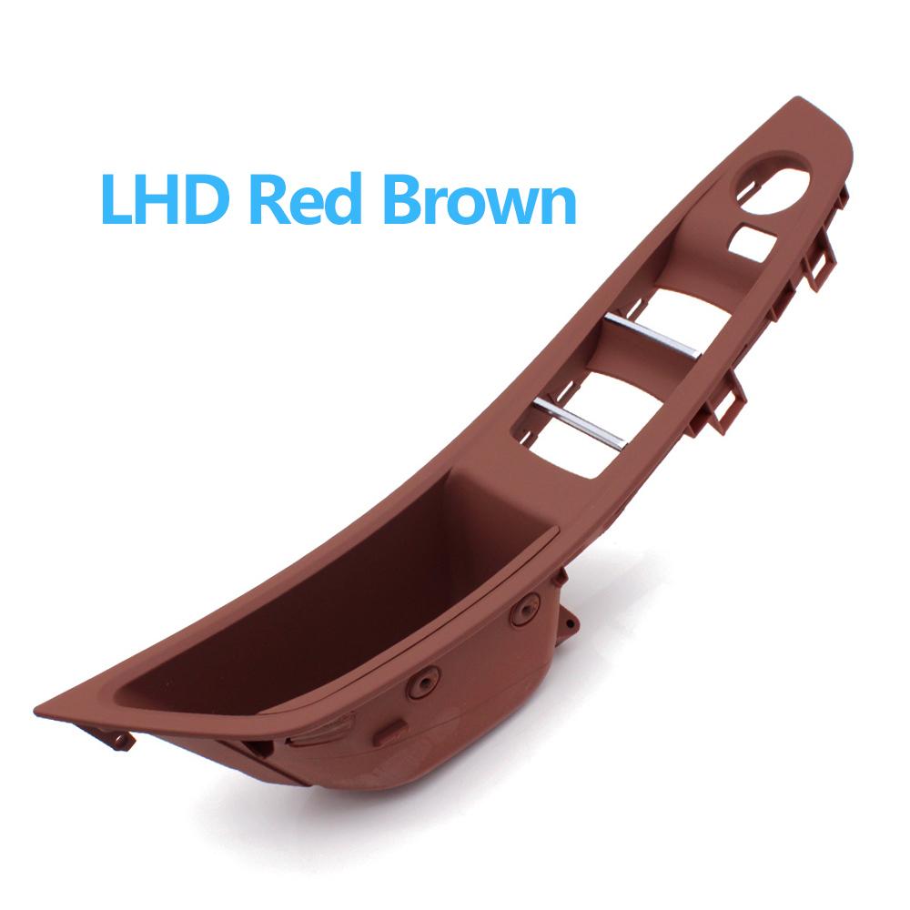 LHD RHD внутренняя дверная ручка подлокотник панель отделка без зеркала складная кнопка для BMW 5 серии F10 F11 F18 520 523 525 528