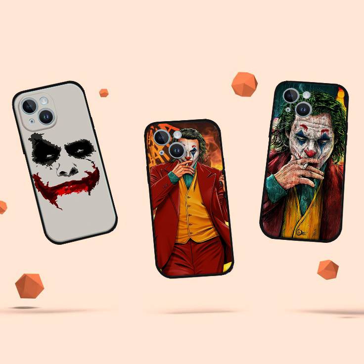 Фильм Джокер Клоун Яблоко IPhone11 12 13 14 15 16 17 Pro Max Iphone17 Pro Max 17Pro 17 Air Жесткий Силиконовый Чехол Обложка